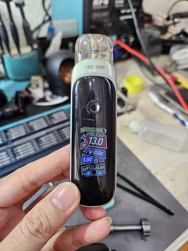 Test lại thiết bị pod sau khi sửa tại Rinatronic